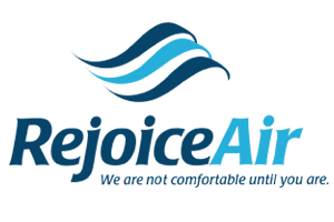 rejoice air conditioning service logo color